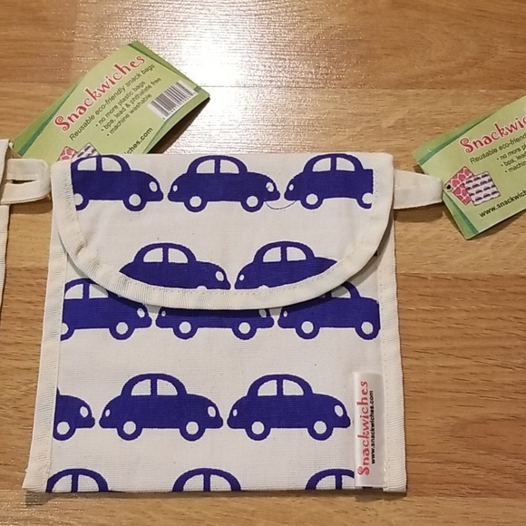 Snackwiches reusable ecofriendly snack bags set 2 - Picture 2 of 4